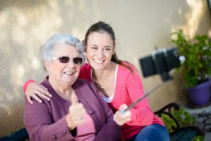 Take a selfie with grandma #seniorcitizensday
